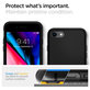 Spigen - Pouzdro Liquid Air pro iPhone 7, 8, SE 2020 & SE 2022, černá