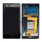 Sony Xperia M4 Aqua Dual E2333 - LCD Displej + Dotykové Sklo + Rám (Black) - 124TUL0015A, 124TUL0011A Genuine Service Pack
