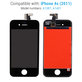 Displej pro iPhone 4S, Black, Dotykové sklo s rámem