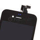 Displej pro iPhone 4S, Black, Dotykové sklo s rámem
