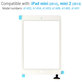 Dotykové sklo s IC konektorem pro iPad Mini, Mini 2, White
