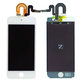 LCD Displej pro iPod Touch (5th Gen, 6th Gen, 7th Gen), White, Dotykové sklo s rámem