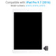 LCD Displej pro iPad Pro 9.7" (2016), White, Dotykové sklo bez rámu