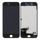 Displej pro iPhone 7, Black, Dotykové sklo s rámem, Refurbished