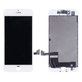 Displej pro iPhone 7, White, Dotykové sklo s rámem, Refurbished