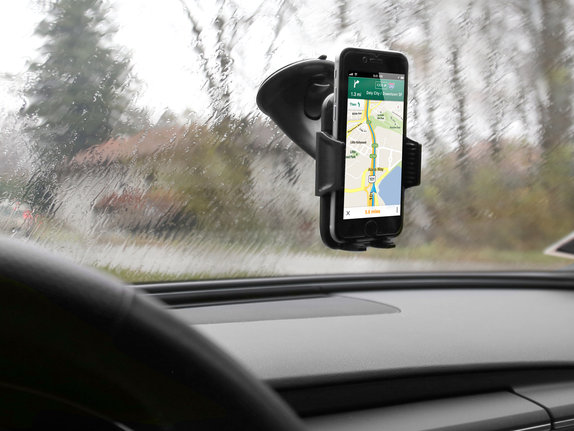 SBS - Držák do auta, univerzální FREEWAY s přísavkou, černý