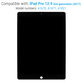 LCD Displej pro iPad Pro 12.9" (2nd Gen 2017), Black, Dotykové sklo a IC Board sout Frame, Refurbished
