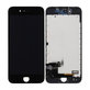Displej In-Cell pro iPhone 7, Black, Dotykové sklo s rámem, FixPremium