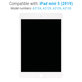 LCD Displej pro iPad Mini 5, White, Dotykové sklo bez rámu