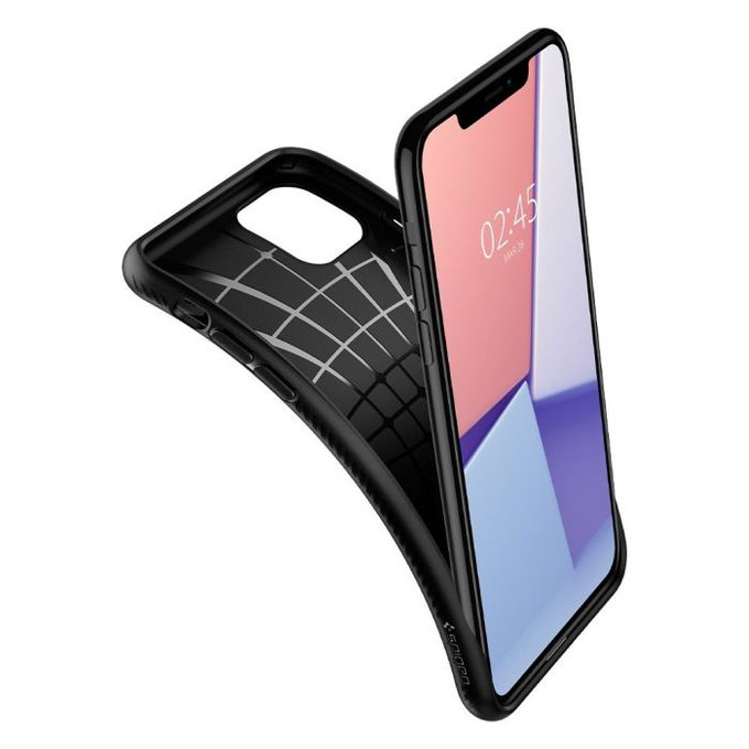 Spigen - Pouzdro Liquid Air pro iPhone 11 Pro, černá