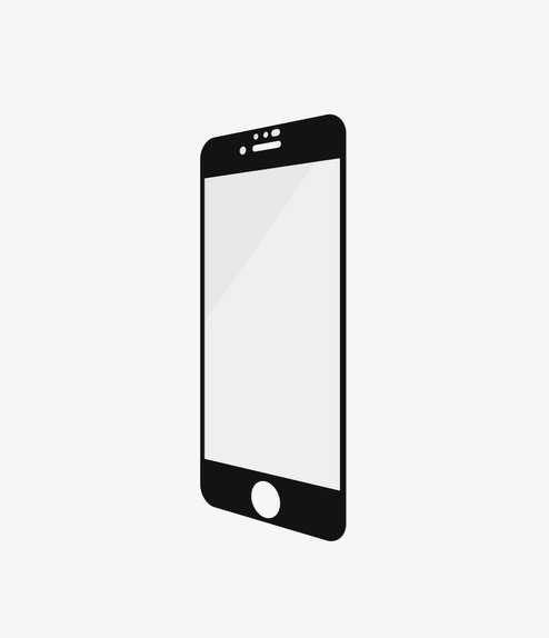 PanzerGlass - Tvrzené Sklo Case Friendly AB pro iPhone 6, 6s, 7, 8, SE 2020 a SE 2022, černá