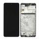 Samsung Galaxy M51 M515F - LCD Displej + Dotykové Sklo + Rám (Celestial Black) - GH82-23568A, GH82-24168A, GH82-24166A Genuine Service Pack