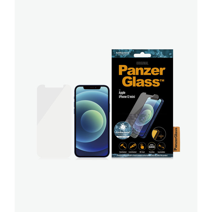 PanzerGlass - Tvrzené Sklo Standard Fit AB pro iPhone 12 mini, transparentná