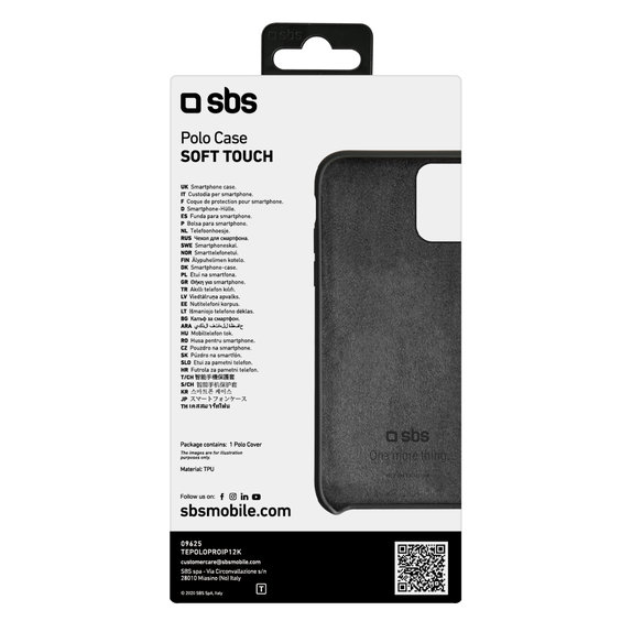 SBS - Pouzdro Polo One pro iPhone 12 mini, černá