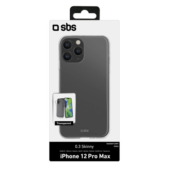 SBS - Pouzdro Skinny pro iPhone 12 Pro Max, transparentí