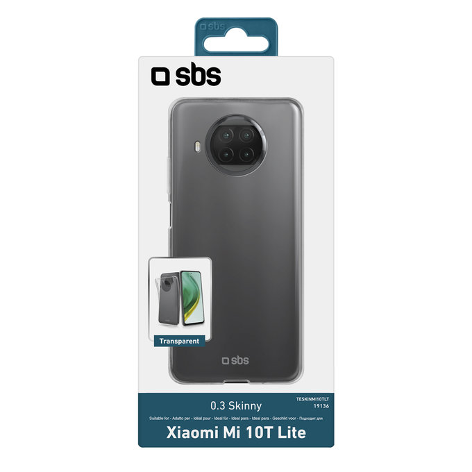 SBS - Pouzdro Skinny pro Xiaomi Mi 10T Lite 5G, transparentná