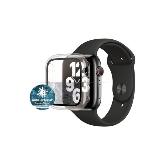 PanzerGlass - Tvrzené Sklo Full Body AB pro Apple Watch 4, 5, 6, SE (1st gen) a SE (2nd gen) 40mm, transparentná