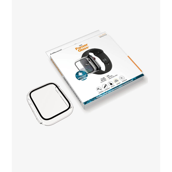 PanzerGlass - Tvrzené Sklo Full Body AB pro Apple Watch 4, 5, 6, SE (1st gen) a SE (2nd gen) 44mm, transparentná
