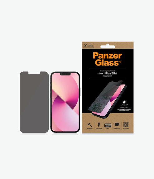 PanzerGlass - Tvrzené Sklo Standard Fit Privacy AB pro iPhone 13 mini, transparentná