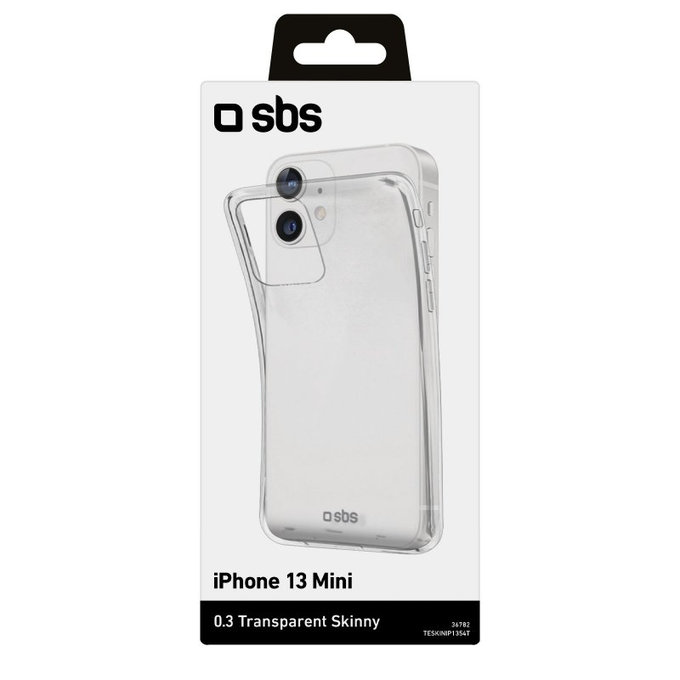 SBS - Pouzdro Skinny pro iPhone 13 mini, transparentí