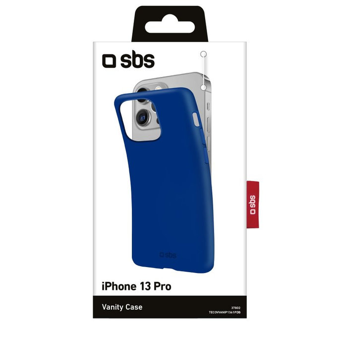 SBS - Pouzdro Vanity pro iPhone 13 Pro, modrá