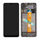 Samsung Galaxy A12 A127F, A032F - LCD Displej + Dotykové Sklo + Rám (Black) - GH82-26485A, GH82-26486A Genuine Service Pack