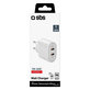 SBS - 20W Nabíjecí Adaptér 2x USB-C Power Delivery, bílá