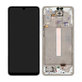 Samsung Galaxy A33 5G A336B - LCD Displej + Dotykové Sklo + Rám (Awesome White) - GH82-28143B, GH82-28144B Genuine Service Pack