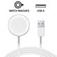 Magnetický nabíjecí kabel pro Apple Watch, USB-A, 1 m, plast, bulk