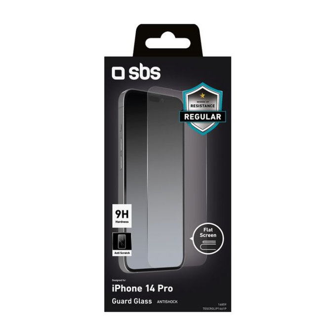 SBS - Tvrzené sklo pro iPhone 14 Pro, transparentná