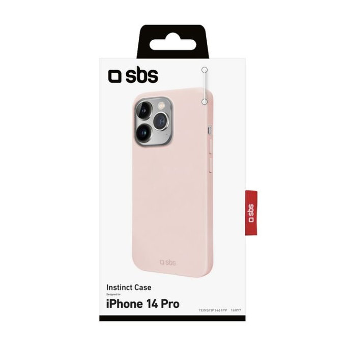 SBS - Pouzdro Instinct pro iPhone 14 Pro, růžová