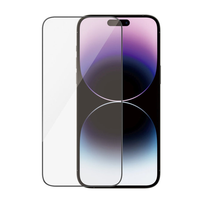 Tvrzené sklo UWF AB s aplikátorem pro iPhone 14 Pro Max, Černá, PanzerGlass
