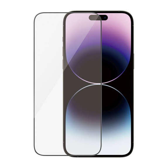 Tvrzené sklo UWF Anti-Reflective AB s aplikátorem pro iPhone 14 Pro Max, Černá, PanzerGlass