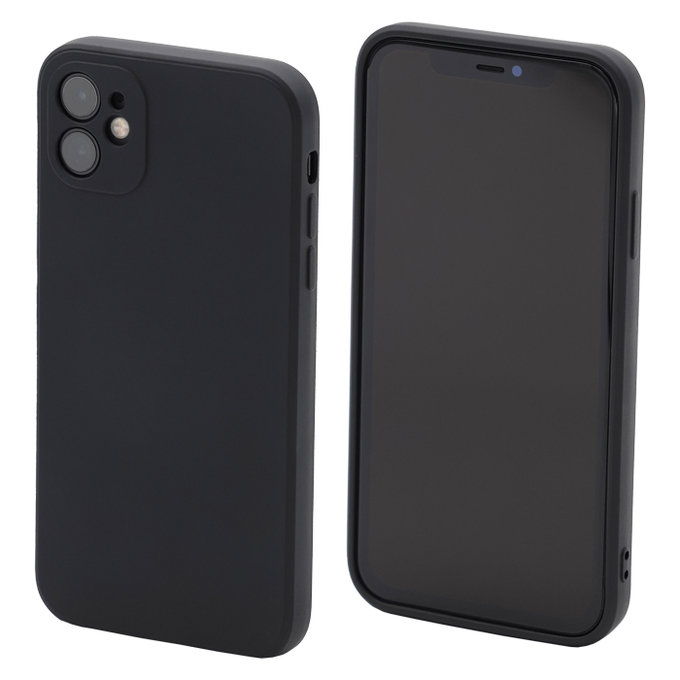 FixPremium - Silikonové Pouzdro pro iPhone 11, černá