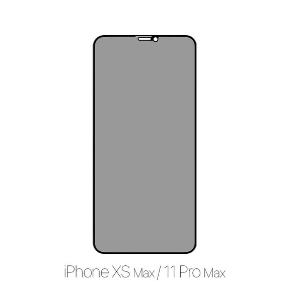 FixPremium Privacy Anti-Spy Glass - Tvrzené Sklo pro iPhone XS Max a 11 Pro Max