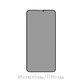 FixPremium Privacy Anti-Spy Glass - Tvrzené Sklo pro iPhone XS Max a 11 Pro Max