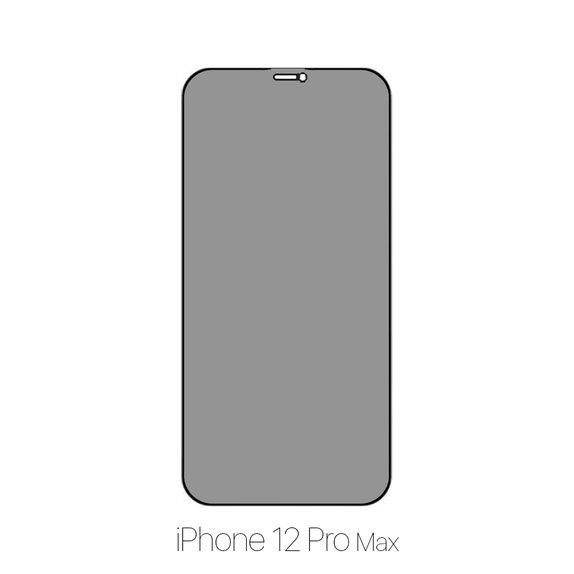 FixPremium Privacy Anti-Spy Glass - Tvrzené Sklo pro iPhone 12 Pro Max