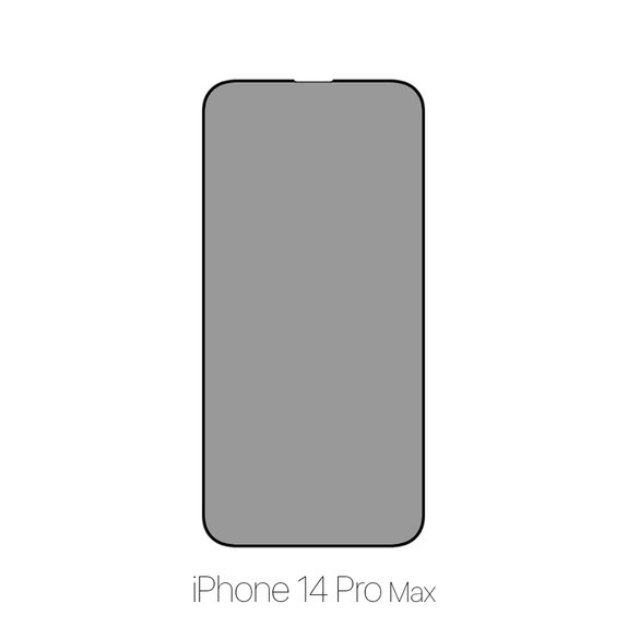 FixPremium Privacy Anti-Spy Glass - Tvrzené Sklo pro iPhone 14 Pro Max