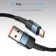 FixPremium - USB-C / USB Kabel s Rychlým Nabíjením (1m), černá