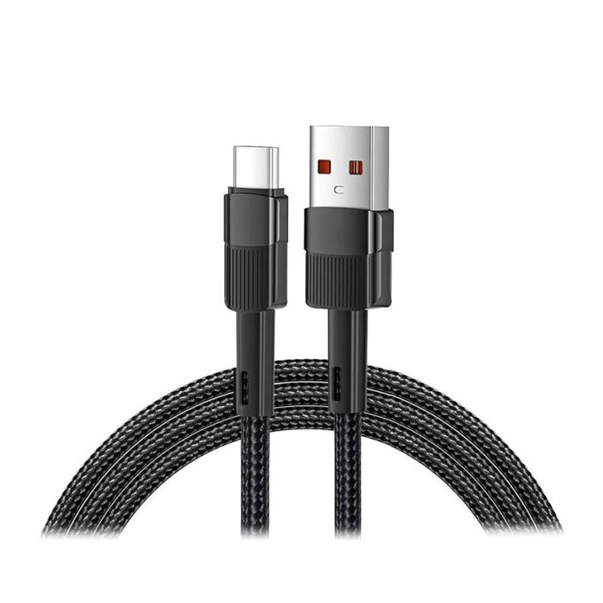 FixPremium - USB-C / USB Kabel s Rychlým Nabíjením (1m), černá