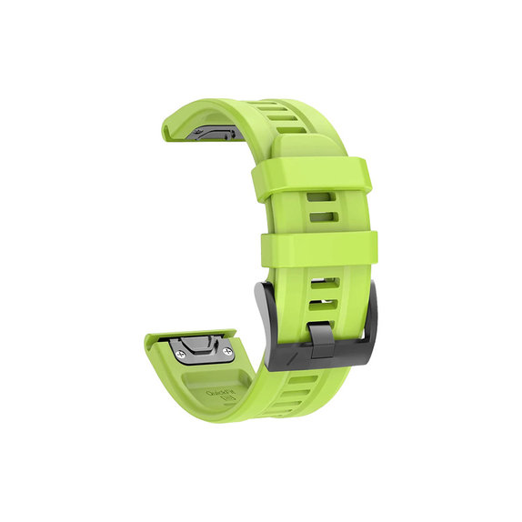 FixPremium - Silikónový Remienok pro Garmin (QuickFit 22mm), zelený