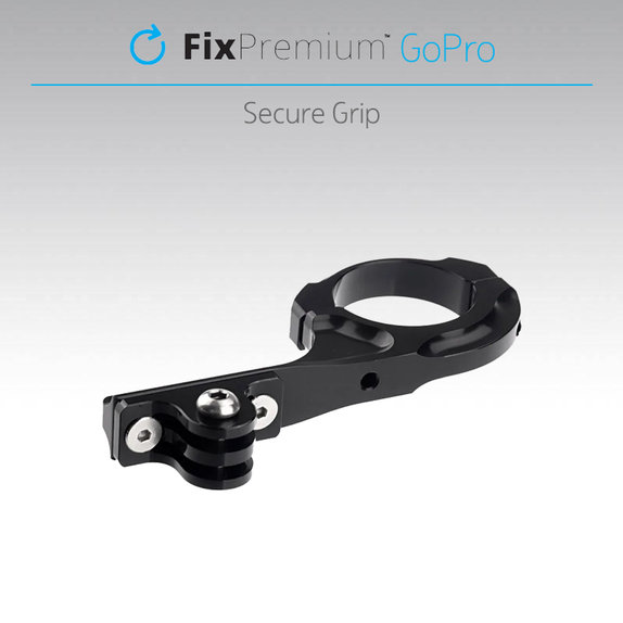FixPremium - Držák na Bicykel/Motorku pro GoPro, čierny