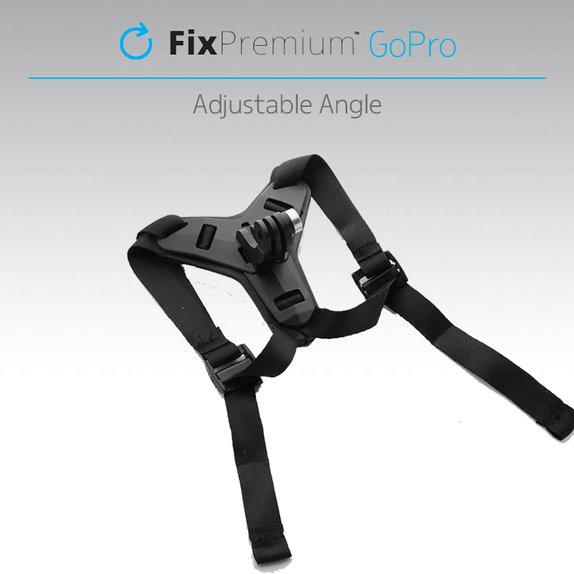 FixPremium - Držák na Helmu pro GoPro, čierny
