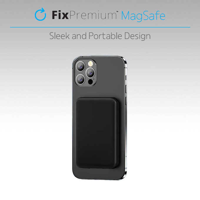 FixPremium - MagSafe PowerBank 5000mAh, bílá