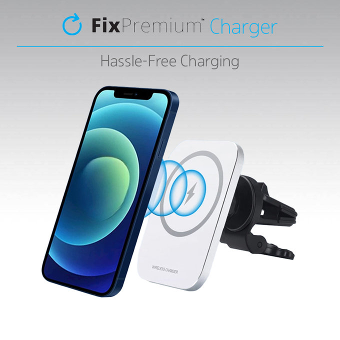 FixPremium - Autonabíječka s MagSafe V1, bílá