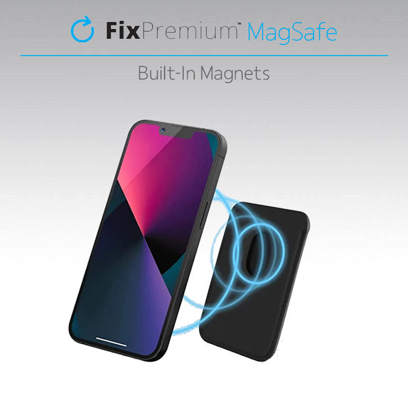 FixPremium - MagSafe Peněženka, černá