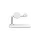 FixPremium - MagSafe Stojan 3v1 pro iPhone, Apple Watch a AirPods, bílá