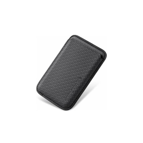 FixPremium - MagSafe Carbon Peněženka, černá