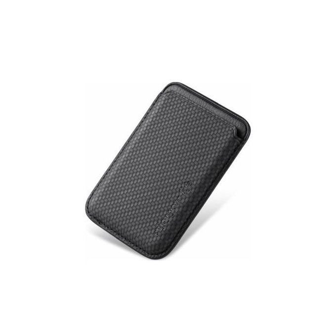 FixPremium - MagSafe Carbon Peněženka, černá