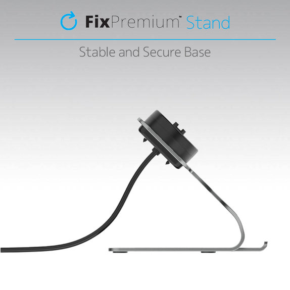 FixPremium - Nabíjecí Stojan pro Garmin Hodinky, space grey